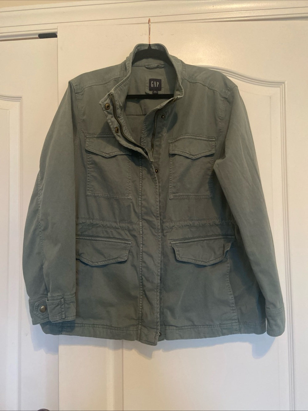 GAP Olive Utility Jacket with Flap Pockets